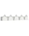 Livex Lighting Springfield 5-light Polished Chrome Bath-light