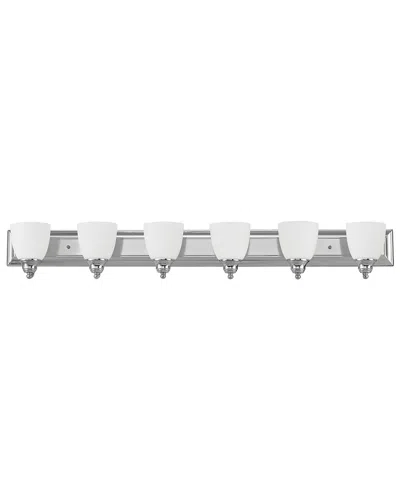 Livex Lighting Springfield 6-light Polished Chrome Bath-light In Animal Print
