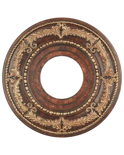 Livex Lighting Verona Ceiling Medallion In Brown