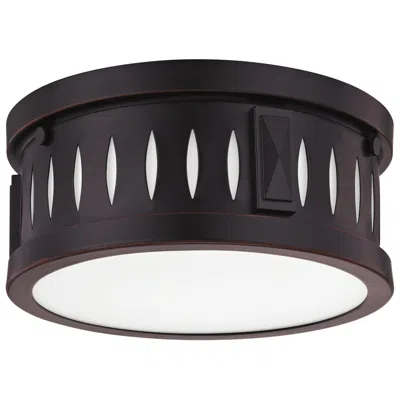 Livex Lighting Vista 2 Light Olde Bronze Ceiling Mount