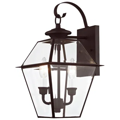 Livex Lighting Westover 16 1/2" High Bronze Outdoor Wall Light
