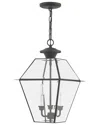 Livex Lighting Westover 3-light Ch Outdoor Chain Lantern