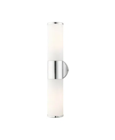 Livex Lindale 2 Lights Vanity Sconce In White