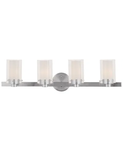 Livex Manhattan 4-light Vanity In Silver