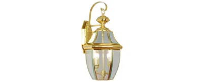 Livex Monterey 2-light Lantern In Polished B