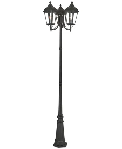 Livex Morgan 3-light Outdoor Post Lantern In Bronze