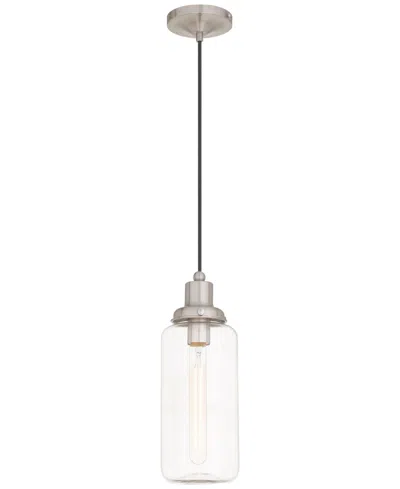 Livex Signature 1-light 5" Mini Pendant In Silver