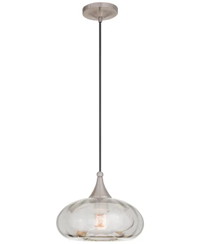 Livex Signature 1-light Mini Pendant In Silver
