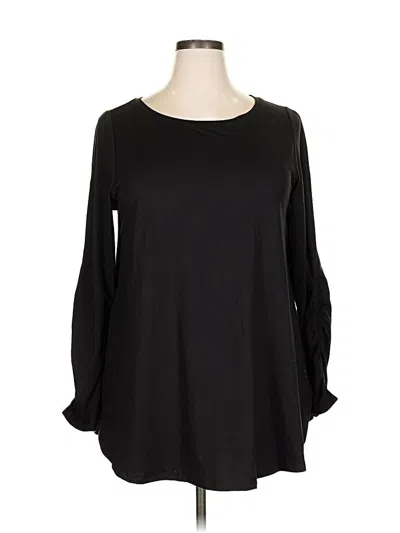 Pre-owned Livi 3/4 Sleeve T-shirt In Black