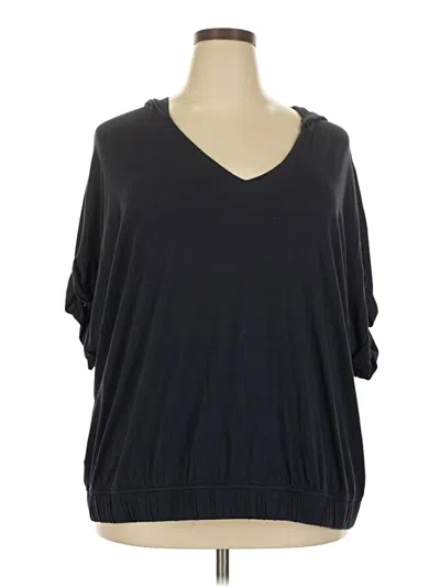 Pre-owned Livi 3/4 Sleeve T-shirt In Black