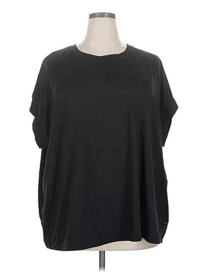 Pre-owned Livi 3/4 Sleeve T-shirt In Black