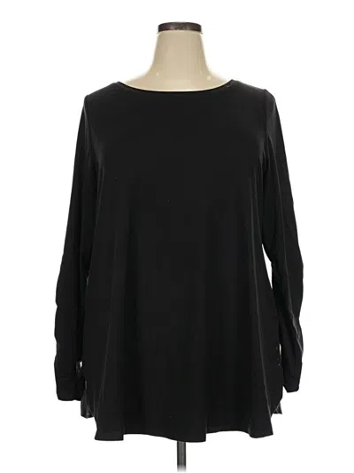 Pre-owned Livi 3/4 Sleeve T-shirt In Black