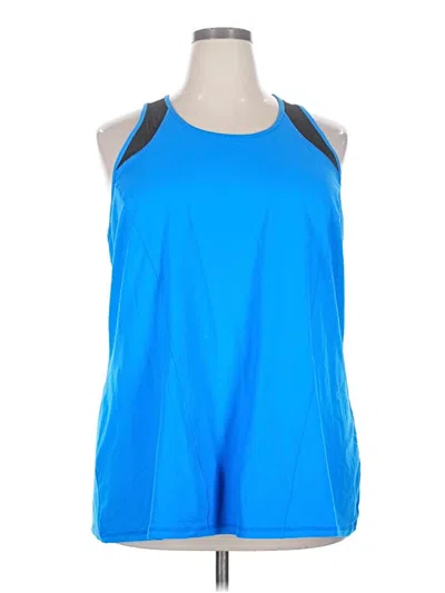 Pre-owned Livi Active Active Tank Top In Blue