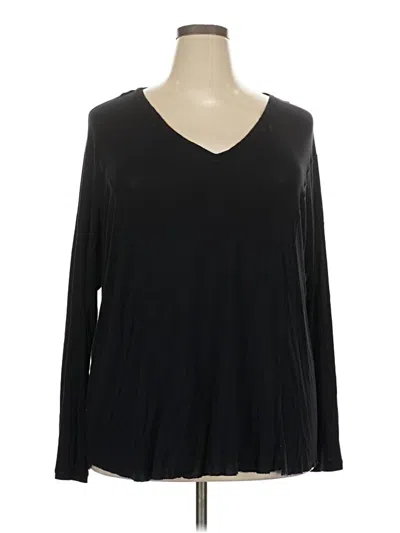 Pre-owned Livi Active Long Sleeve T-shirt In Black