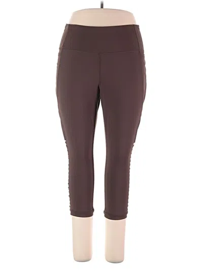 Pre-owned Livi Active Pants In Brown