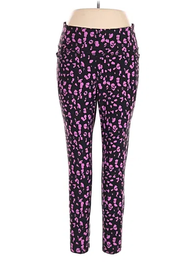 Pre-owned Livi Active Pants In Purple