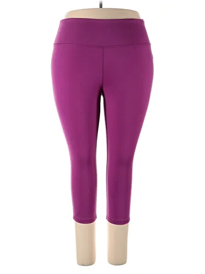 Pre-owned Livi Active Pants In Purple