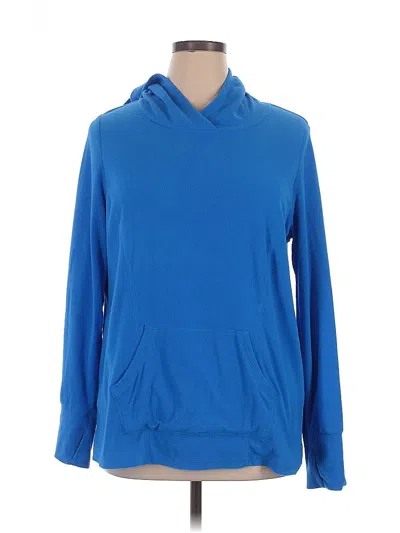 Pre-owned Livi Active Pullover Hoodie In Blue