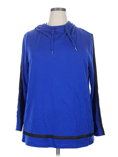 Pre-owned Livi Active Pullover Hoodie In Blue