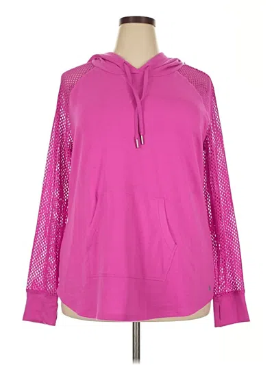 Pre-owned Livi Active Pullover Hoodie In Pink