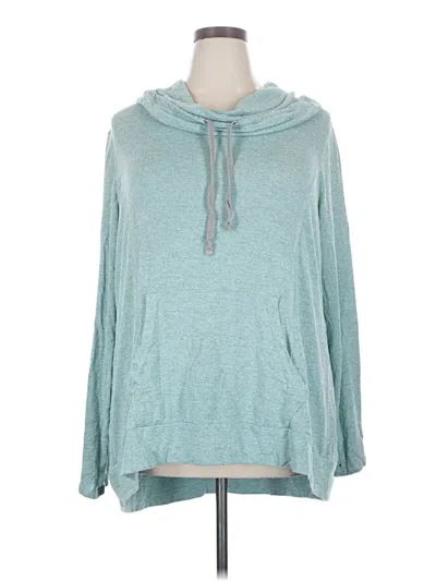 Pre-owned Livi Active Pullover Hoodie In Teal