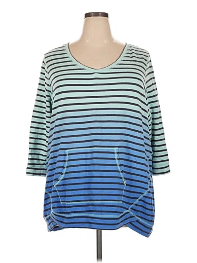 Pre-owned Livi Active Pullover Sweater In Blue