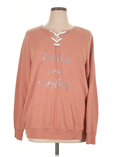 Pre-owned Livi Active Pullover Sweater In Pink