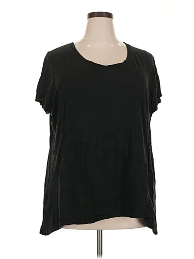 Pre-owned Livi Active Short Sleeve T-shirt In Black