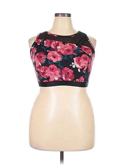 Pre-owned Livi Active Tank Top Pink Halter Neckline Tops