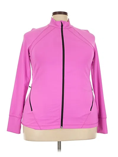 Pre-owned Livi Active Track Jacket In Pink