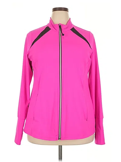 Pre-owned Livi Active Track Jacket In Pink