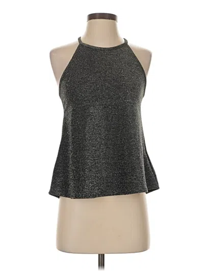 Pre-owned Livi By Olivia Rae Tank Top Gray Halter Neckline Tops