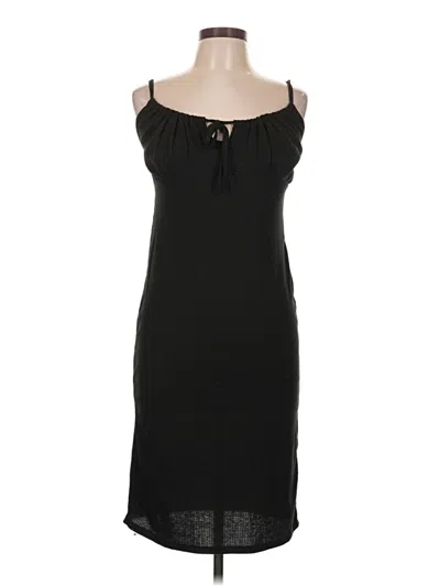 Pre-owned Livi Casual Dress In Black