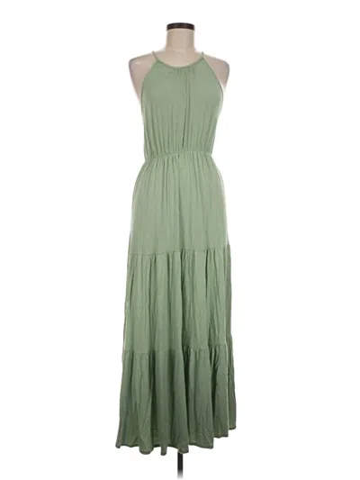 Pre-owned Livi Casual Dress In Green