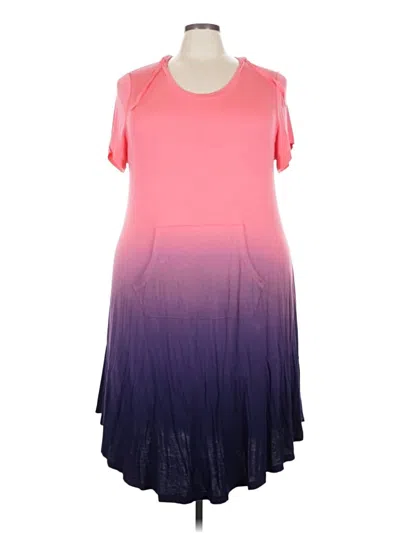 Pre-owned Livi Casual Dress In Pink