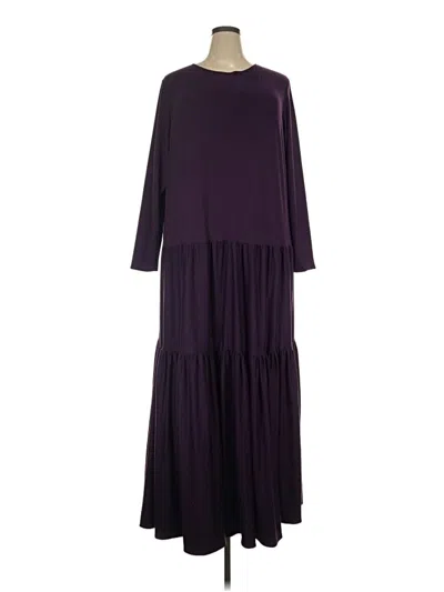 Pre-owned Livi Casual Dress In Purple