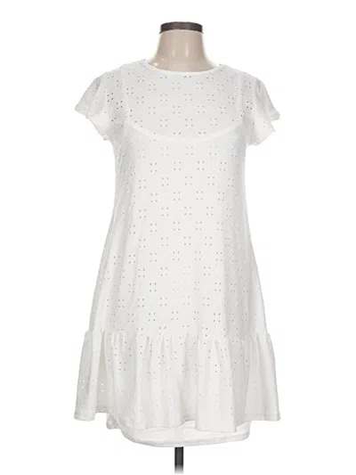 Pre-owned Livi Casual Dress In White