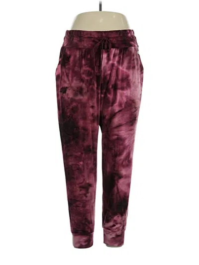 Pre-owned Livi Casual Pants In Burgundy