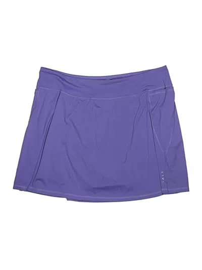 Pre-owned Livi Casual Skirt In Purple