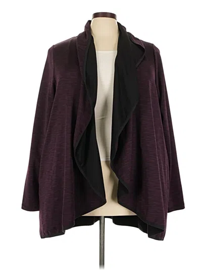 Pre-owned Livi Coat In Burgundy