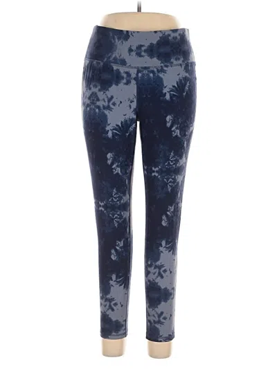 Pre-owned Livi Leggings In Blue