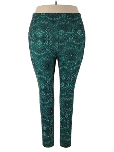 Pre-owned Livi Leggings In Blue