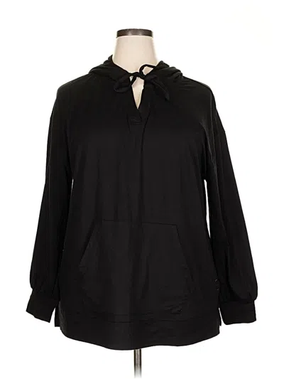 Pre-owned Livi Long Sleeve Polo Shirt In Black