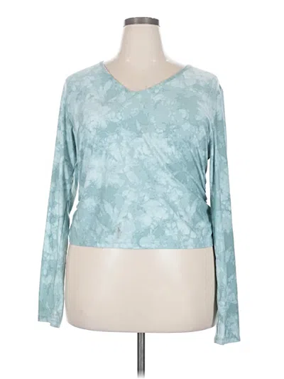 Pre-owned Livi Long Sleeve T-shirt In Teal