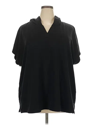 Pre-owned Livi Poncho In Black