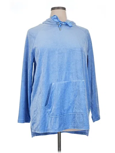 Pre-owned Livi Poncho In Blue