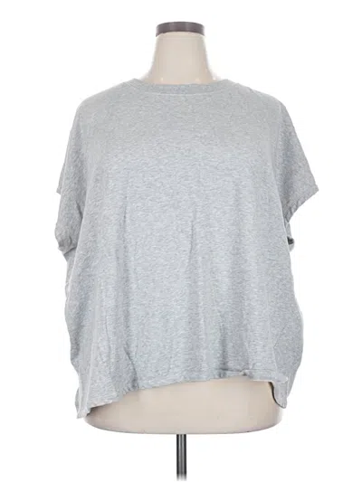 Pre-owned Livi Poncho In Gray