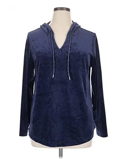 Pre-owned Livi Pullover Hoodie In Blue