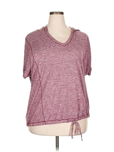 Pre-owned Livi Pullover Hoodie In Burgundy