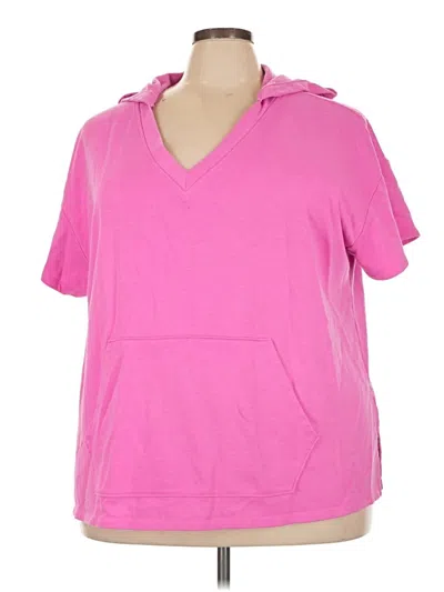 Pre-owned Livi Pullover Hoodie In Pink